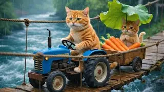 Mama Cat&rsquo;s Sacrifice for Her Kitten 😭 | Heart Touching Emotional Cat Story | AI Animal Video