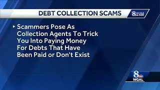 Top scam No. 3 - Debt collection scam