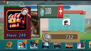 Opening Viking Chest 249, 100 Viking Treasure hunts, & Berk Coins 732, #lordmobile #gaming #Viking