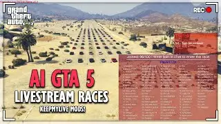 I HOSTED AI TIKTOK INTERACTIVE GTA 5 RACES USING KEEPMYLIVE MODS (GTA V MODS)