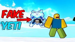 Trolling Noobs As YETI Boss.. (Blox Fruits)