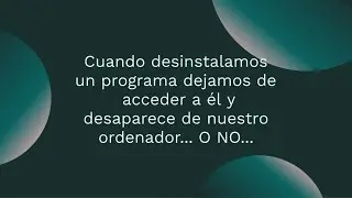 Desinstalar con Geek Uninstaller