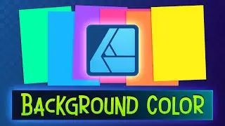 How to Change Page Background Color in Affinity Designer V2