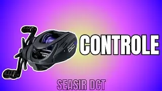 Carretilha Seasir DCT DC: Capaz de lançar iscas leves até mesmo contra o vento, sem cabeleiras...