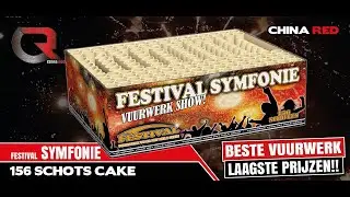 Festival Symfonie - China Red - vuurwerk met inhoud