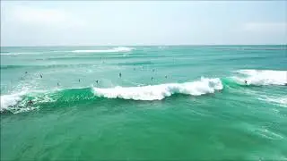 Tropical Storm Cristobal surfing South Padre Island Texas