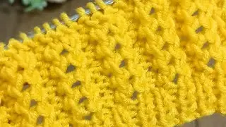 Magnificent*~&bull; Very easy two needle knitting pattern online tutorial #crochet #knit