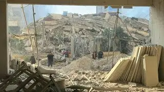 Aftermath of new Israeli strike on south Beirut | AFP