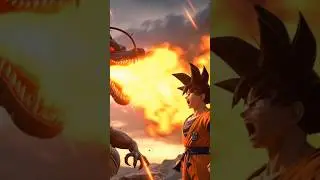 guko vs drogon 🐉#guko #dragonball #gogeta