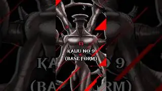 The 16 Strongest Kaiju No 8 Characters  #viral #trending #anime #kaiju  #shorts