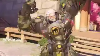 Overwatch Reinhardt ultimate combo