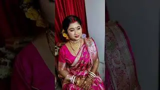 Reception Look 😍 Reception Party Bengali Wedding Bengali Wedding Video Bengali Bridal Makeup