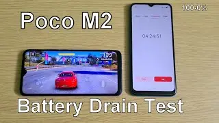 Poco M2 Battery Drain Test (100-0%)
