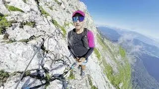 Belopeška,Mangart Via ferrata Italiana 19 km-1955 m
