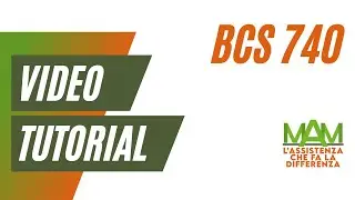 Motocoltivatore BCS 740 - Video Tutorial - MAM L'assistenza che fa la differenza