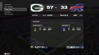 Real Lyfe Franchise Season 2 Week 10 Packers @ Bills