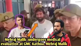 Mehraj Malik  undergoes medical evaluation at GMC Kathua. @Nazirvlogs725 