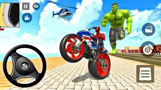 🦚 Indian Thift Auto🔥The Biggest Spiderman & Hulk 3D Game- Lot's of Police Car 🌟 Monster Car & Bike 