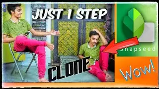 How To Make a clone of Your Photo,In just 1 Step,Merge Photo In Snapseed,Latest Photo Editing,easy