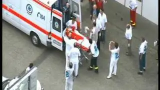 Felipe Massa verungl&uuml;ckt in Ungarn - schwerer Crash beim Qualifying auf dem Hungaroring
