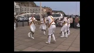 Earl of Stamford Morris dancing Shooting (Badby) at Hastings in 2004