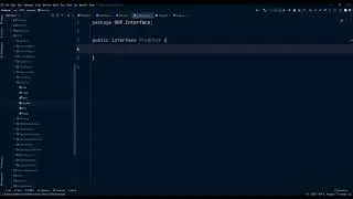 How to create interface in Intellij.