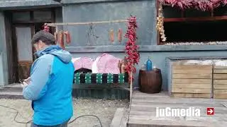 Prvi dan na snimanju filma u Grdelici