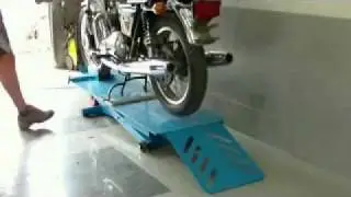 Electric motorcycle scissor lift MkI