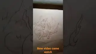 Mega Charizard X | Op Drawing #shorts #pokemon #cartoon #kids #children