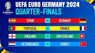 Quarter-finals: Match Schedule | UEFA Euro 2024.