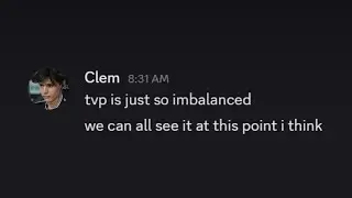 The TvP Dilemma: Clem has given up on the matchup
