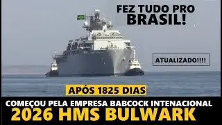 🇧🇷 HMS BULWARK, todo feito pela BABCOCK INTERNACIONAL para o BRASIL!