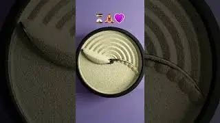 Judge no thought #stillmind #asmr #relaxing #sand #satisfying #healing #yoga #meditation #shorts