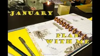 Plan With Me || January 2020 || The Happy Planner