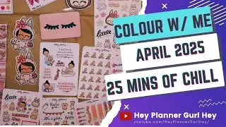 💜 Colour with me - 25 mins of chill and UPDATE on colouring!!!
