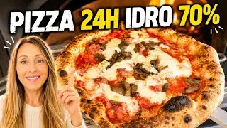 Pizza napoletana contemporanea 24h 70% di idratazione  |ecco il procedimento passo passo