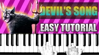 The Cuphead Show - The Devil's Song Piano Tutorial