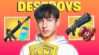 PeterBot DESTROYS the Whole Lobby with BROKEN Combo in Duo FNCS Cup!