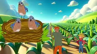 Sage Wisdom, The BIRDS and the Farmer's Lesson | Animated Morals Story |@sunjhuntv