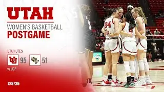 Utah Women's Basketball Beats UCF 95-51 | Postgame