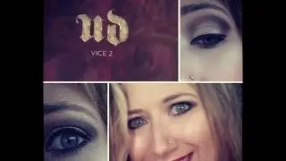 Tutorial Tuesday - Vice 2 palette Brown smokey eye