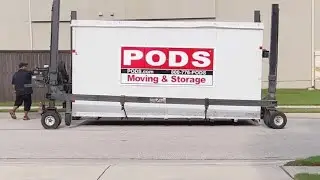 POD Storage Container Delivery | Unloading