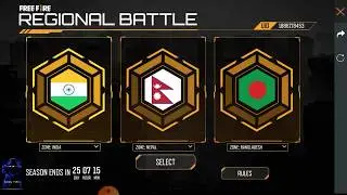 Free fire 🔥 new event Regional Battle