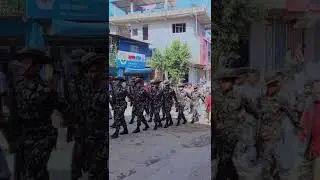 Nepal's Army, Police and APF Opening the Fulpati And Dashain