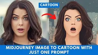 Midjourney Ai: Turn Image to Cartoon with just One Prompt