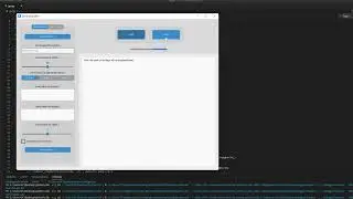 Python modern GUI desktop application project with Customtkinter
