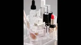 RECHI Design & Make Acrylic Sundries Storage Box With Lid,Plexi Organizer For Makeup Lipsticks