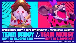 [EN/ID] Fall Guys Community Battle - Team Daddy Vs. Team Mousy [Part 1]