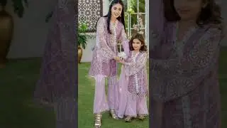 Beautiful Mother Daughter Same dress//Mother Daughter Matching Dress ideas 2025