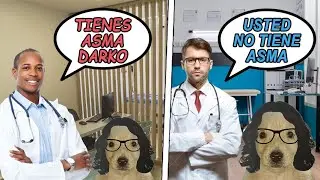 Personaje gris y complejo